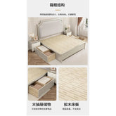 European Minimalist Waterproof Bed Frame with Headboard Jonine’s Corner