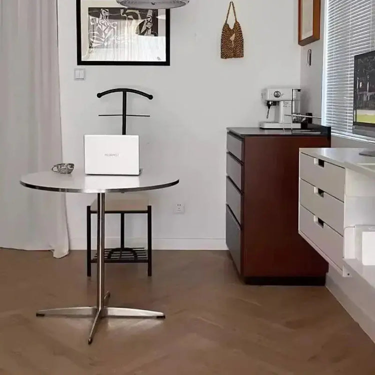 The Table That Brings Everyone In — Round Minimalist Dining Table Jonine’s Corner
