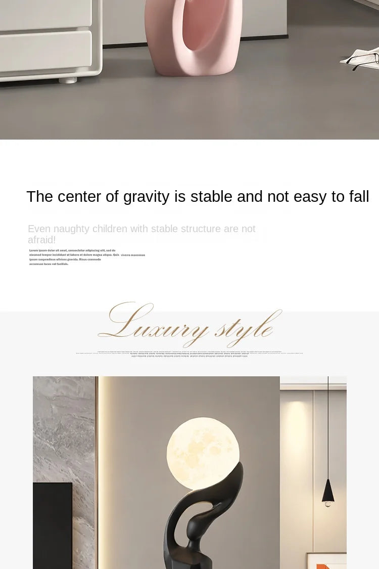 Light That Lives in the Room — Nordic Glow Resin Figurine with Ambient Light