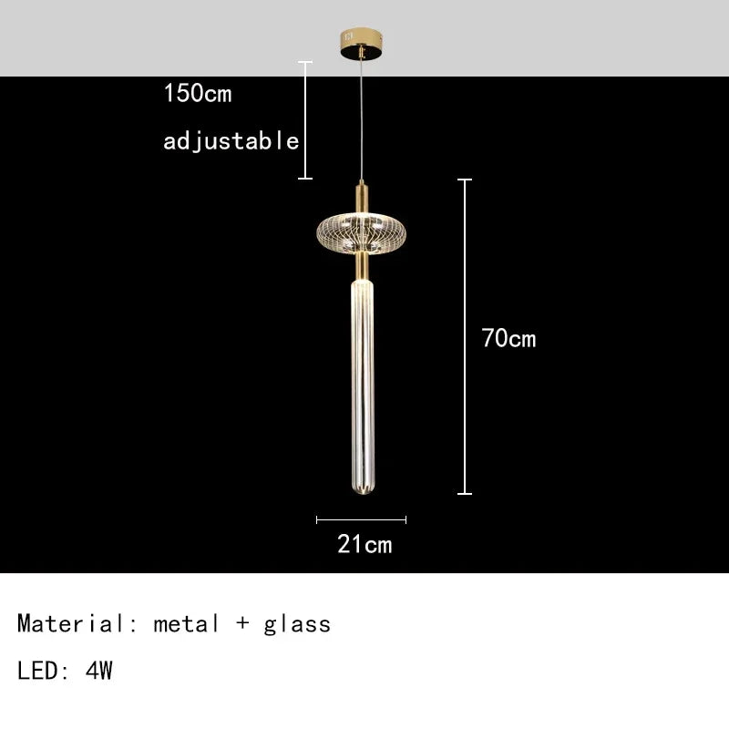 Nordic Luxury Art Glass Chandelier — High-End Pendant Lamp Home Décor