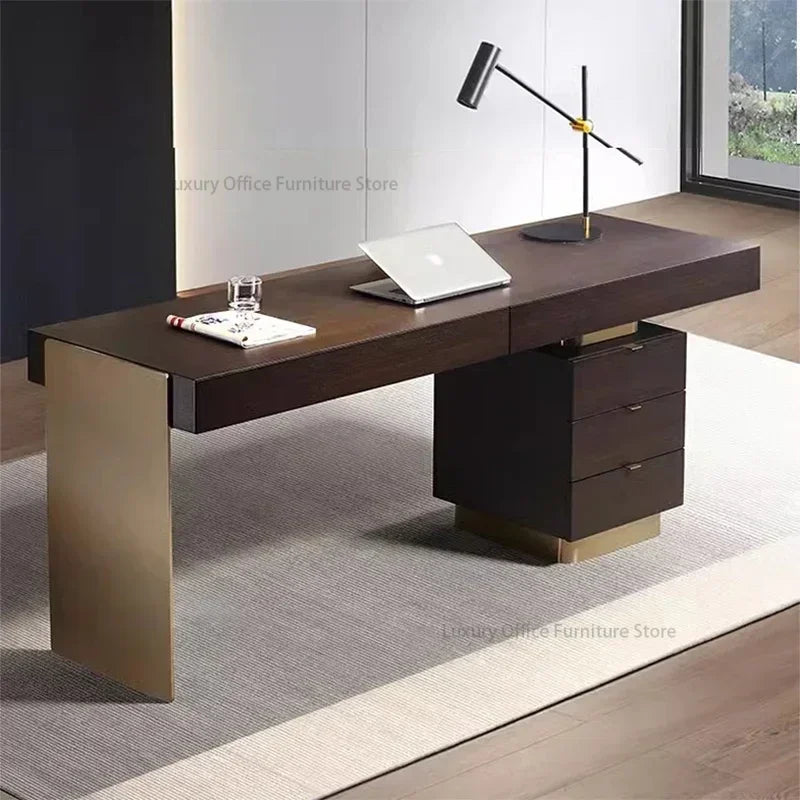 Italian Minimalist Luxury Study Desk