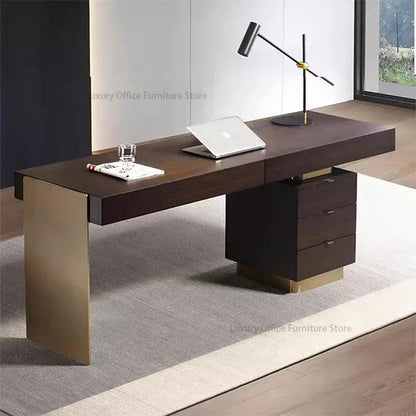 Italian Minimalist Luxury Study Desk