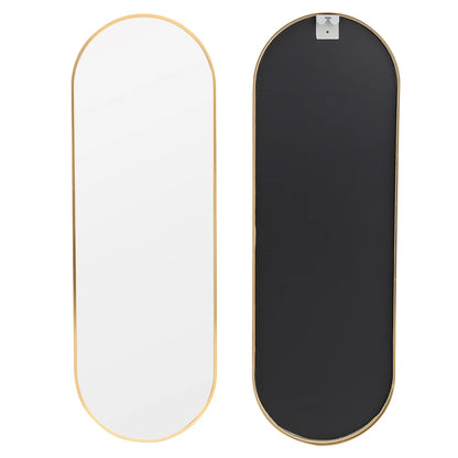 The Mirror That Opens the Room — Oversized Oval Full-Length Mirror
