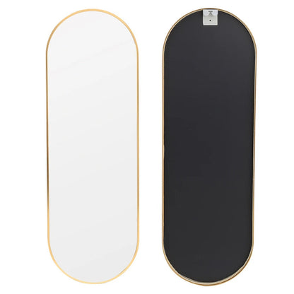 The Mirror That Opens the Room — Oversized Oval Full-Length Mirror