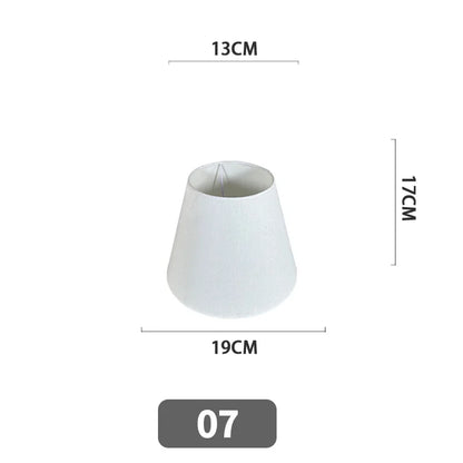 Nordic Style Chandelier Lamp Shade Linen Cloth Bedside Table Ceiling Light Cover E27 Modern Home Decor Wall Lamp Floor Lampshade