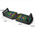Foldable push-up board with color-coded positions and ergonomic handles for chest and core training