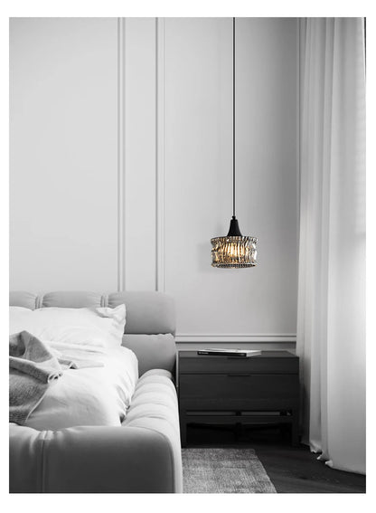 Nordic Glass LED Pendant Lamp — Modern Luxury Hanging Light for Dining Room & Living Room