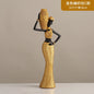 Woven in Gold — Tribal Weave Resin Sculpture in Bohemian Gold & Brown