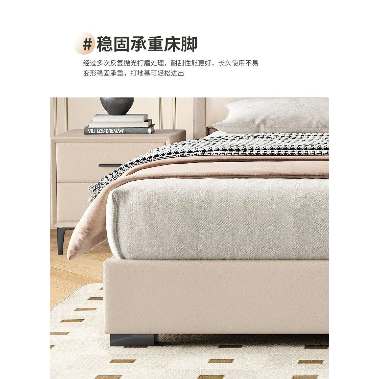 The Storage Bed — Luxury Multifunctional Bed Frame with Storage Headboard