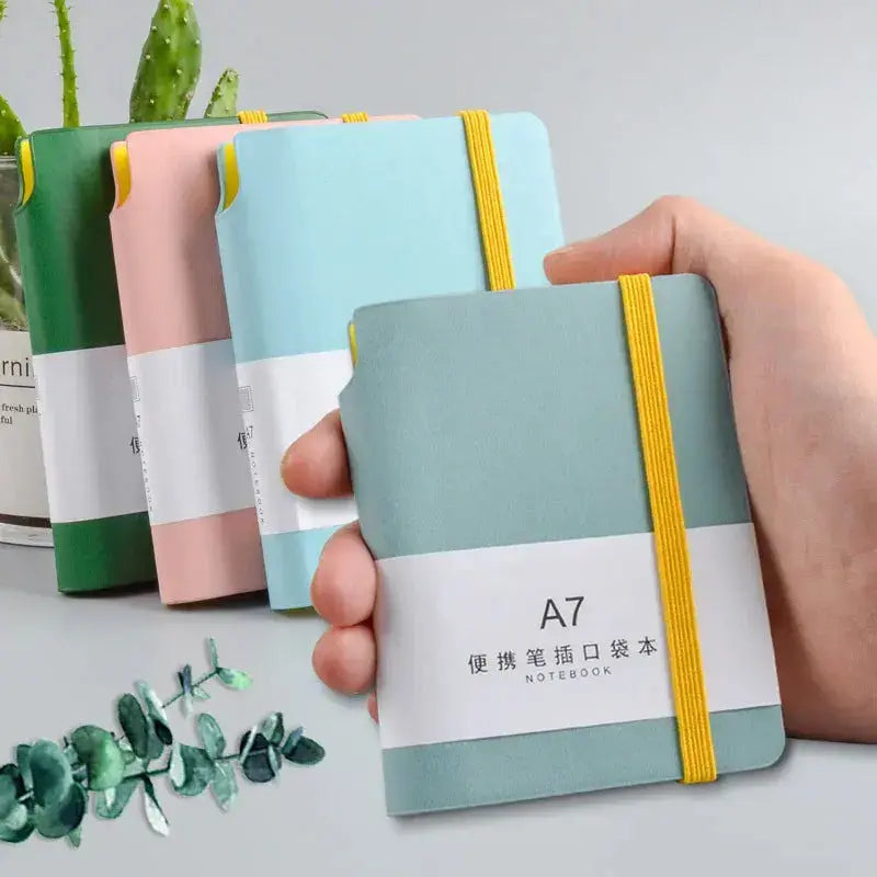 Pocket Notebook — A6/A7 PU Leather Planner & Memo Journal Jonine’s Corner