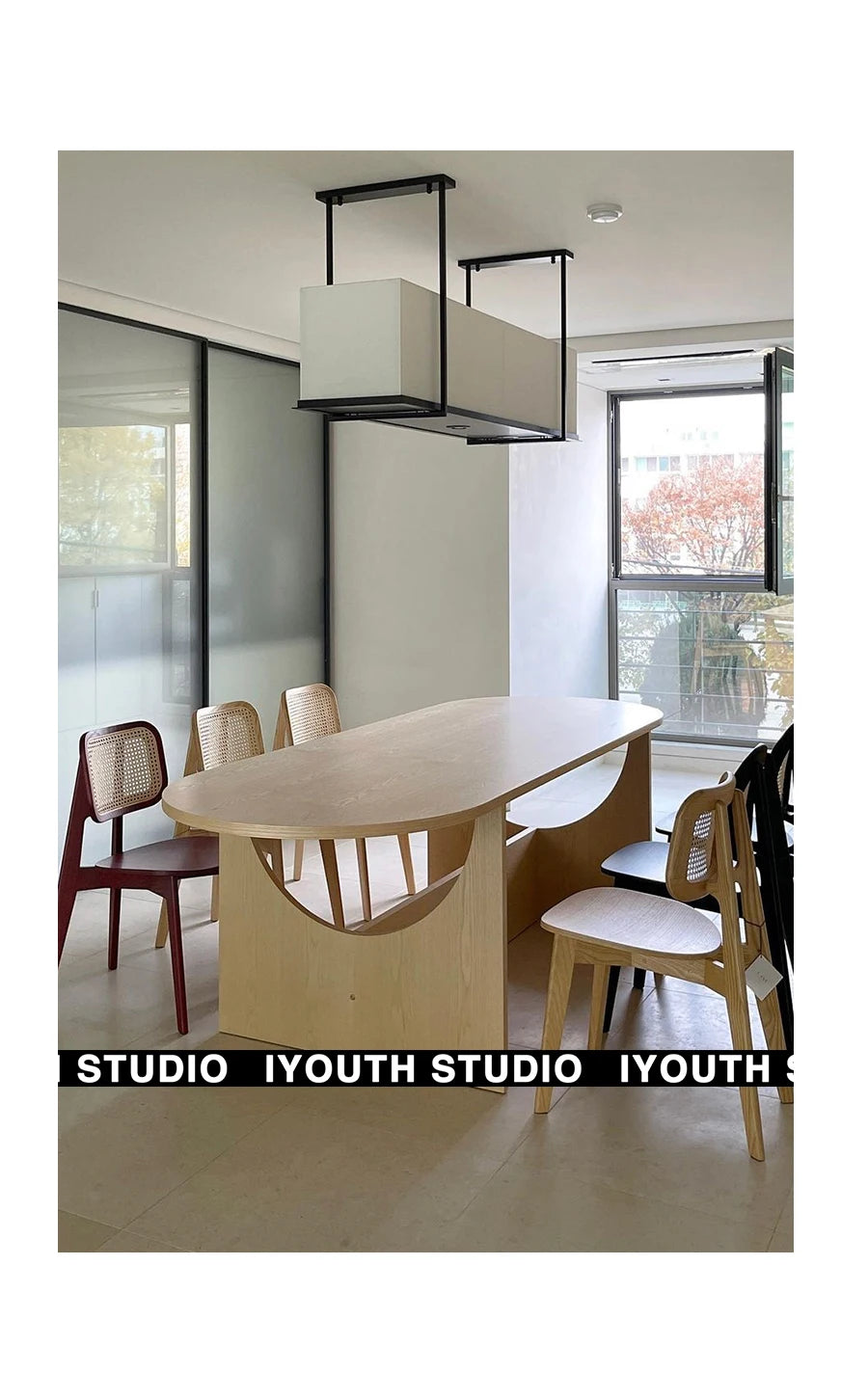 French Modern Round Dining Table