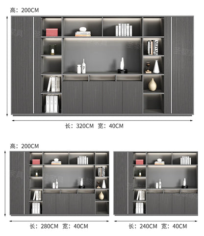 L-Shape Storage Executive Desk