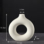 Porcelain Doughnut Vase — For Fresh & Dried Flower Arrangements