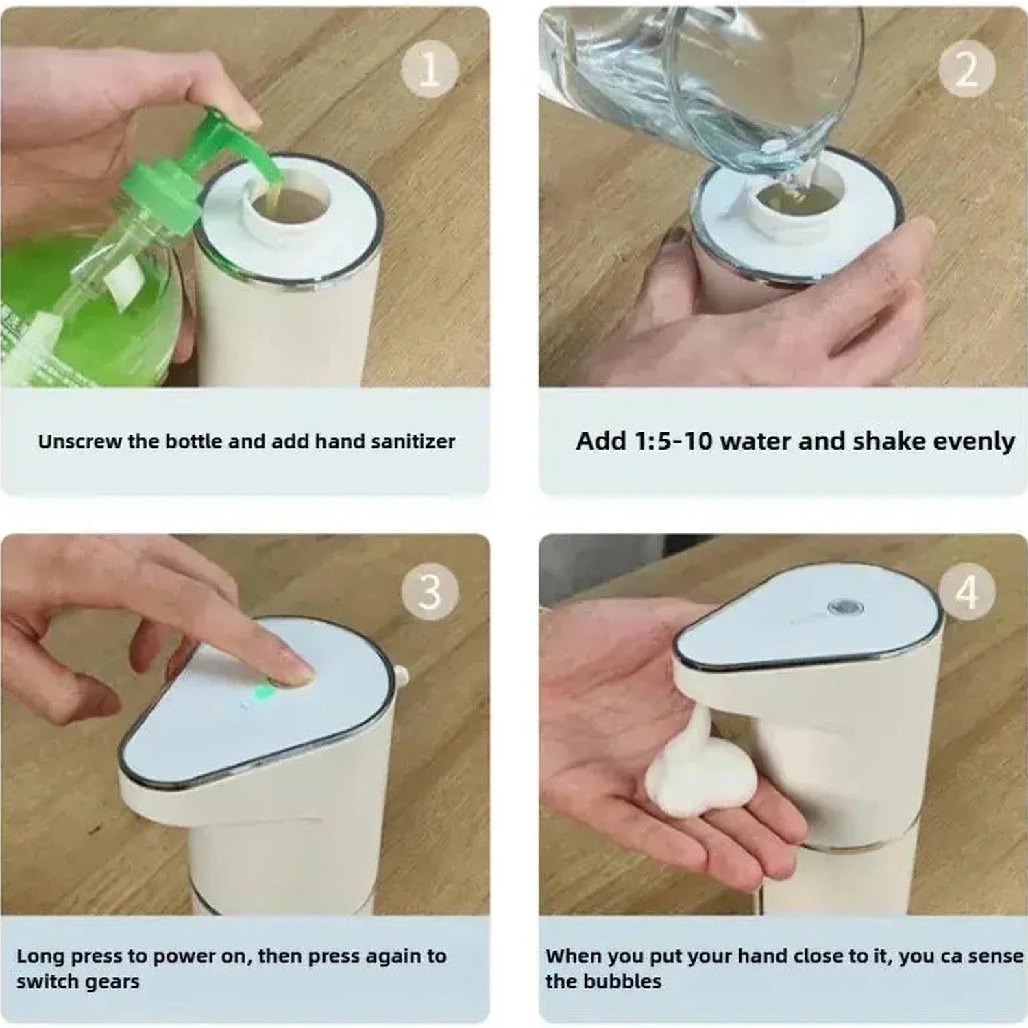 New Bathroom Automatic Sensing Soap Dispenser Type C Multiple Levels Contactless Electric Frother Charging Wall Mounted Vertical Jonine’s Corner
