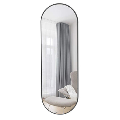 The Mirror That Opens the Room — Oversized Oval Full-Length Mirror