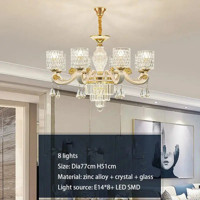 Dressed in Light — Crystal LED Chandelier for Hotel-Worthy Living Rooms &amp; Bedrooms Jonine’s Corner