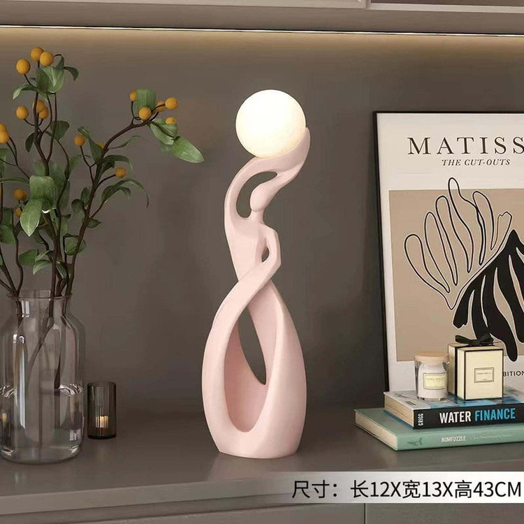 Light That Lives in the Room — Nordic Glow Resin Figurine with Ambient Light