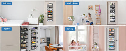 Over-the-Door 5-Shelf Fabric Organizer