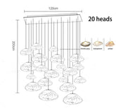 Modern LED Chandelier - Gbbmade Luxury Staircase & Living Room Light
