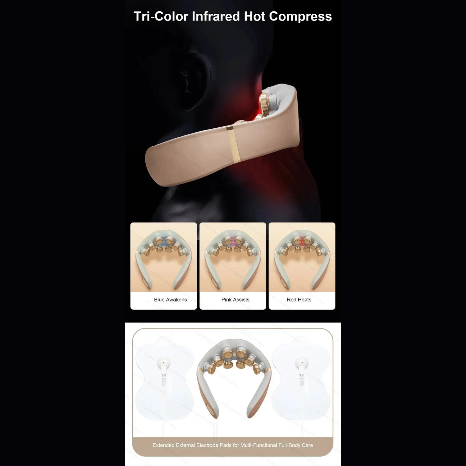 8D Electric Neck Massager w/ Heat - Jonine&