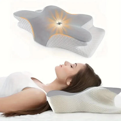 The Cloud Rest — Butterfly-Shaped Cervical Memory Foam Pillow for Neck Pain Relief