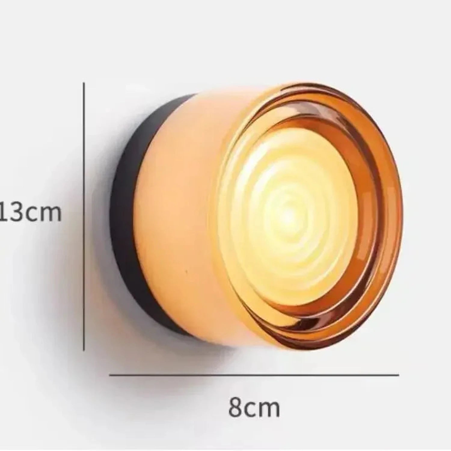 Modern Stylish Fashion Art Creative Lustre Lights Glass Stone Round Sconce LED Wall Lamps for Bedroom Home Decoration Chandelier Jonine’s Corner