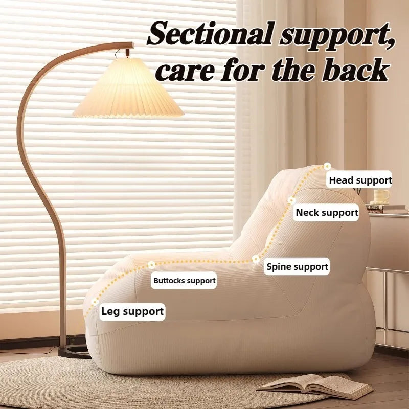 Breathable Fabric Sofa Bed — Compact Modern Living Room Sofa