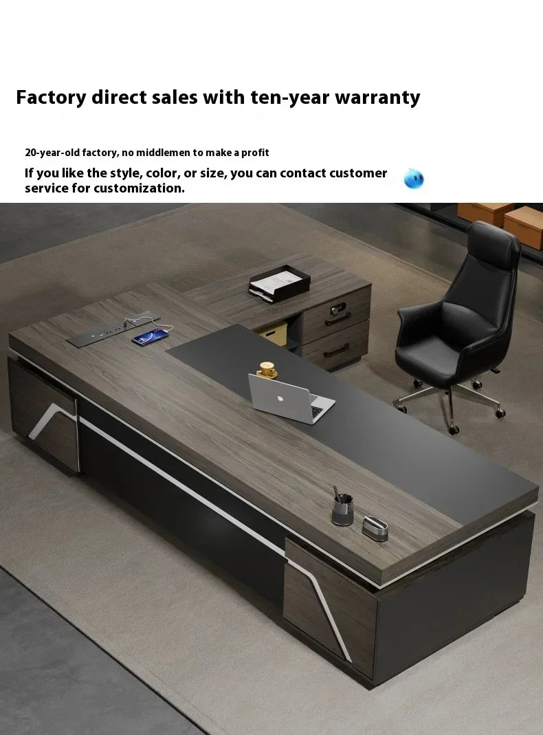 Elevable Corner Desk — Height-Adjustable Home Office Writing Table