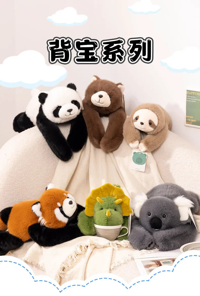 The Room Friend — Long-Arm Forest Animal Plush Pillow