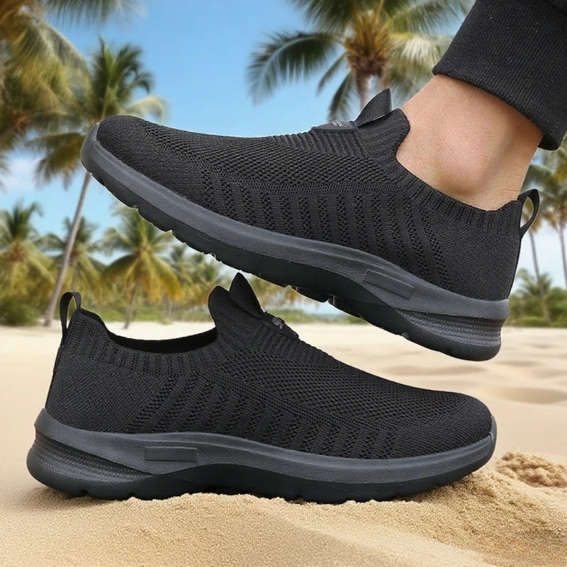 Lightweight Recovery Sneakers — Breathable Mesh Athletic Shoes