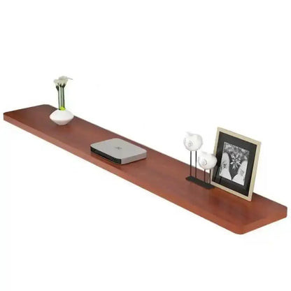 Floating Wood TV Stand — Minimalist Wall-Mounted Cabinet for Living Room & Bedroom