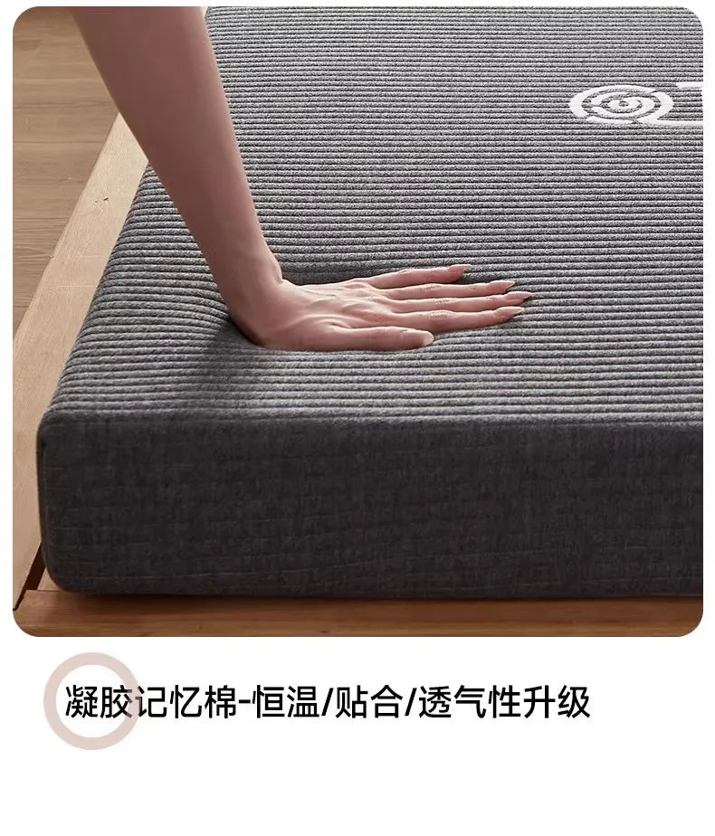 New 0 pressure slow rebound gel memory cotton mattress home high density tatami sponge mat rental