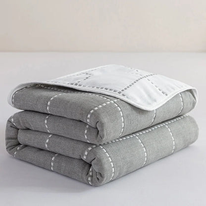 Cotton Gauze Summer Quilt — Solid