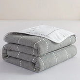 Cool Breathability Summer Quilt Multi-functional Cotton Gauze Fabric Towel Blanket Thin Breathable Duvet Skin-friendly Comforter
