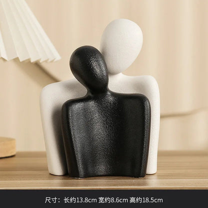 The Hug That Stays — Ceramic Love Sculpture for Home &amp; Gifting