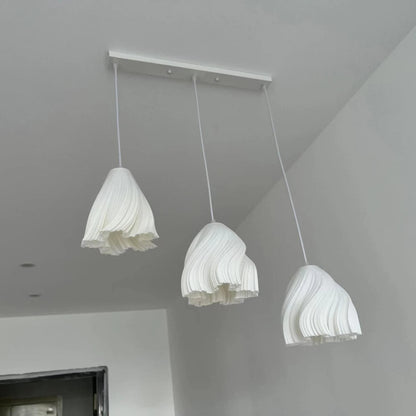 3D Floral Resin Pendant Light — Nordic Chandelier