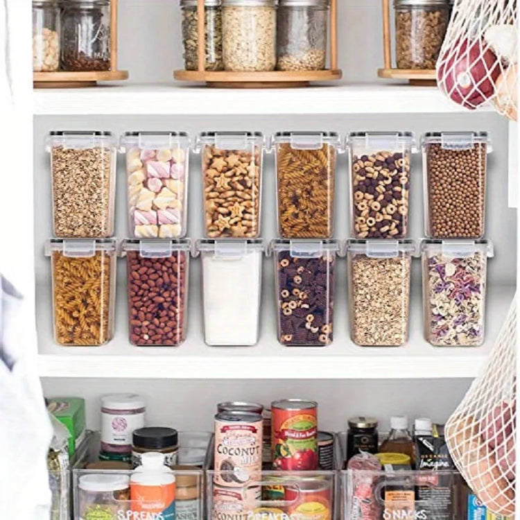 6-Piece Airtight Food Storage Container Set with Labels Jonine’s Corner