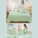 Cool Breathability Summer Quilt Multi-functional Cotton Gauze Fabric Towel Blanket Thin Breathable Duvet Skin-friendly Comforter Jonine’s Corner