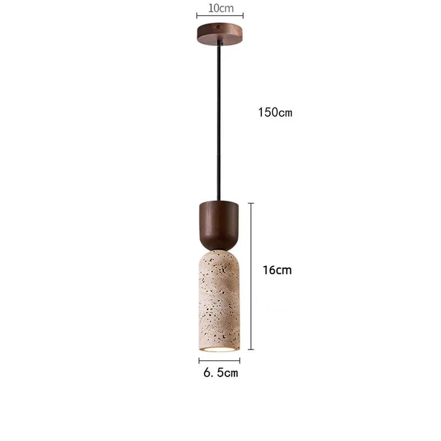 Stone Cord Pendant Light