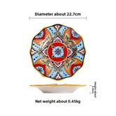 The Artisan Table — Hand-Painted Ceramic Dinner Plate
