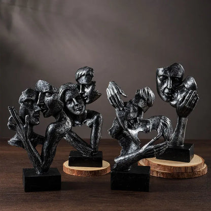 Love, Displayed — Contemporary Couple Statue &amp; Lover Sculpture for Home