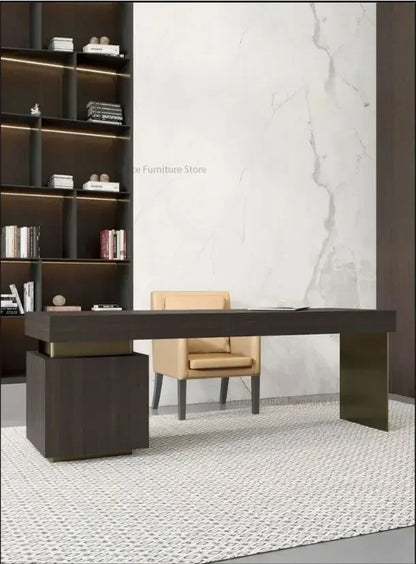 Italian Minimalist Luxury Study Desk