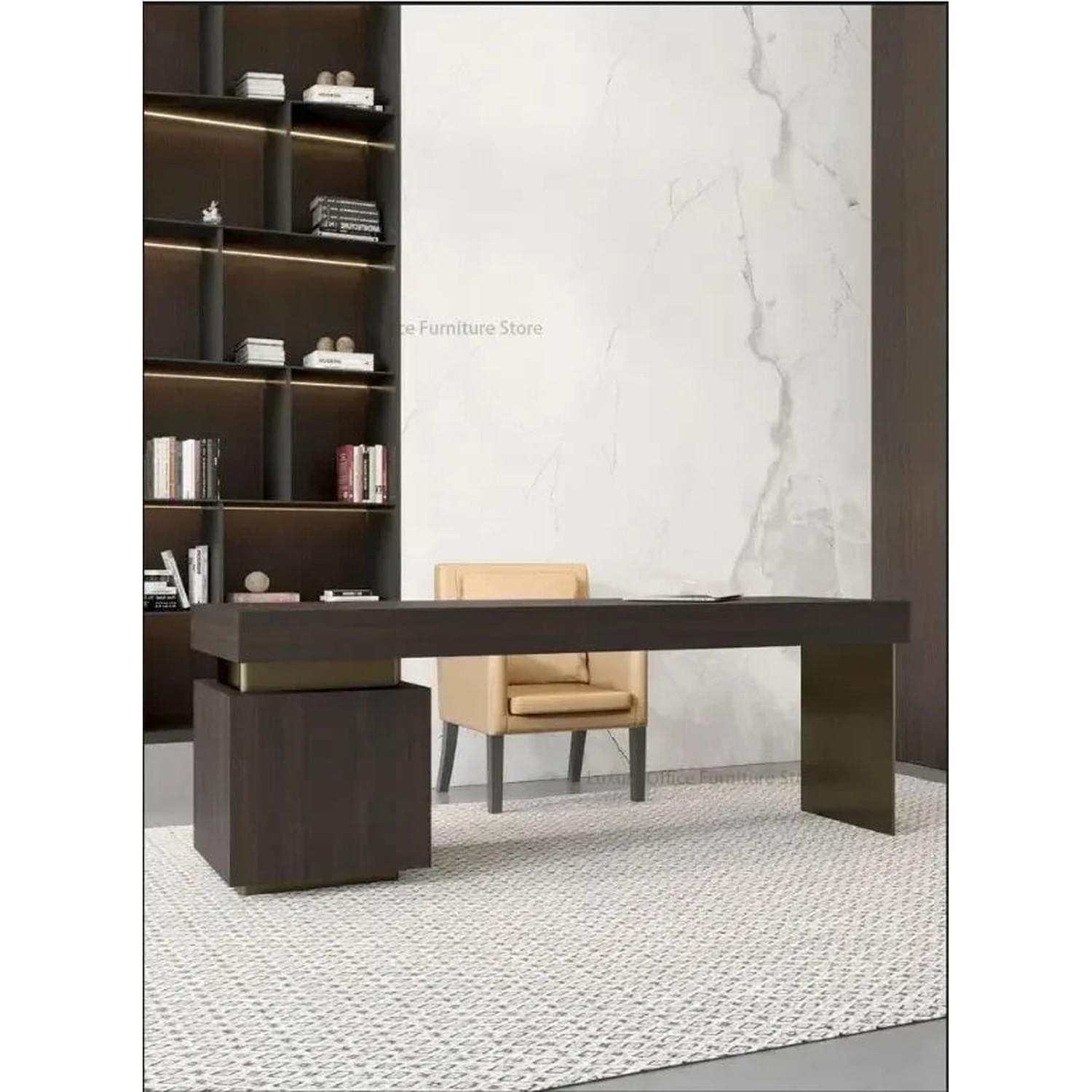 Italian Minimalist Luxury Study Desk