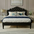 HOOMIC Velvet Tiara Bed Frame – Glamorous Queen Platform Bed