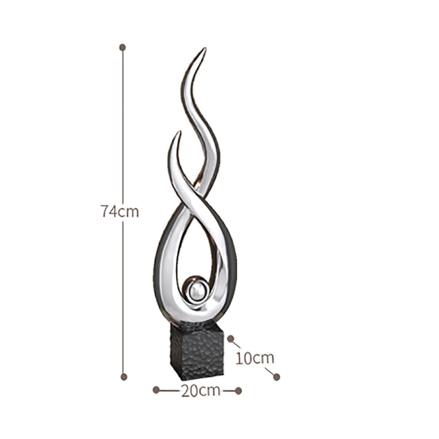 Feng Shui Resin Sculpture — Wind &amp; Water Rise Décor