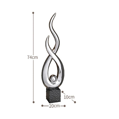 Feng Shui Resin Sculpture — Wind &amp; Water Rise Décor