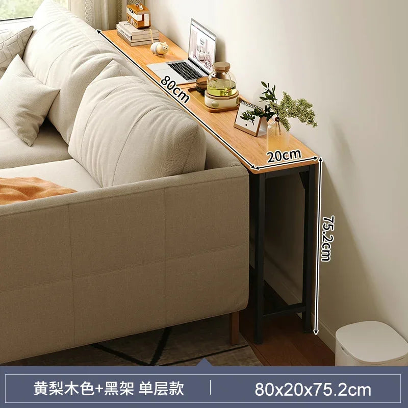 Narrow Sofa Gap Side Table — Space-Saving Partition Rack