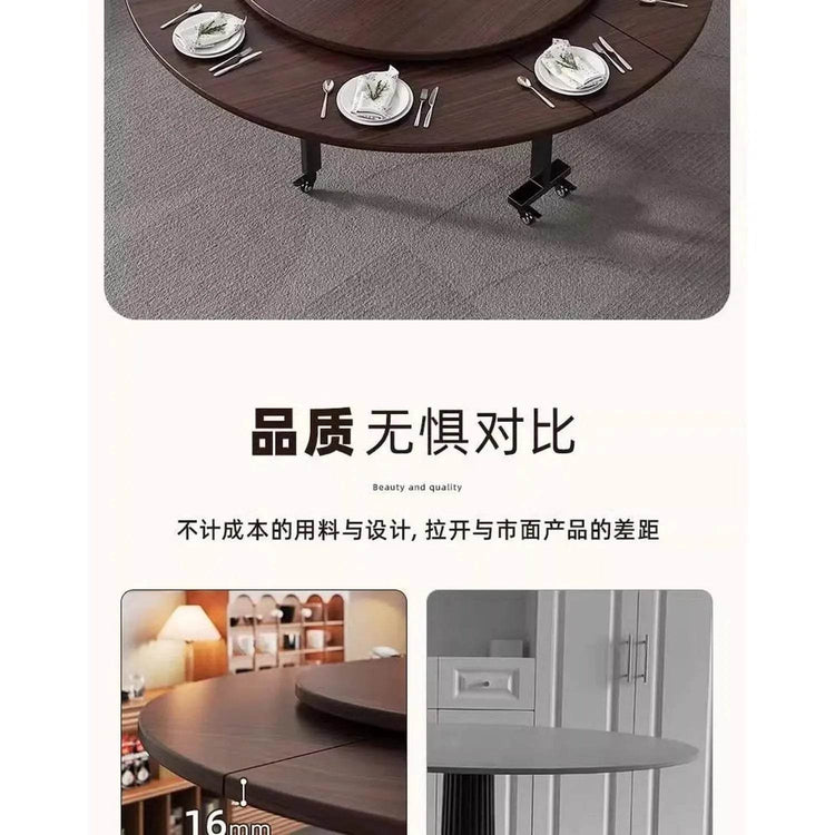 Round Foldable Dining Table — 100 & 120cm Jonine’s Corner