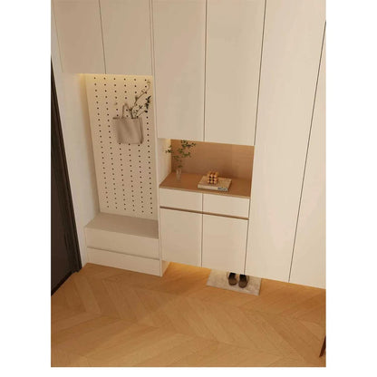 Custom Solid Wood Entryway Shoe Cabinet