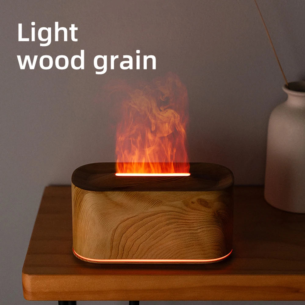 Flicker & Flow — Flame Effect Aromatherapy Diffuser & Humidifier